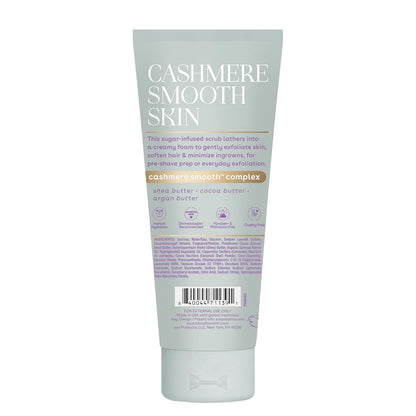 eos Cashmere Skin Collection Pre-Shave Scrub - Vanilla Cashmere, Exfoliating Body Scrub, Hydrating, Shea Sugar, 7 fl oz