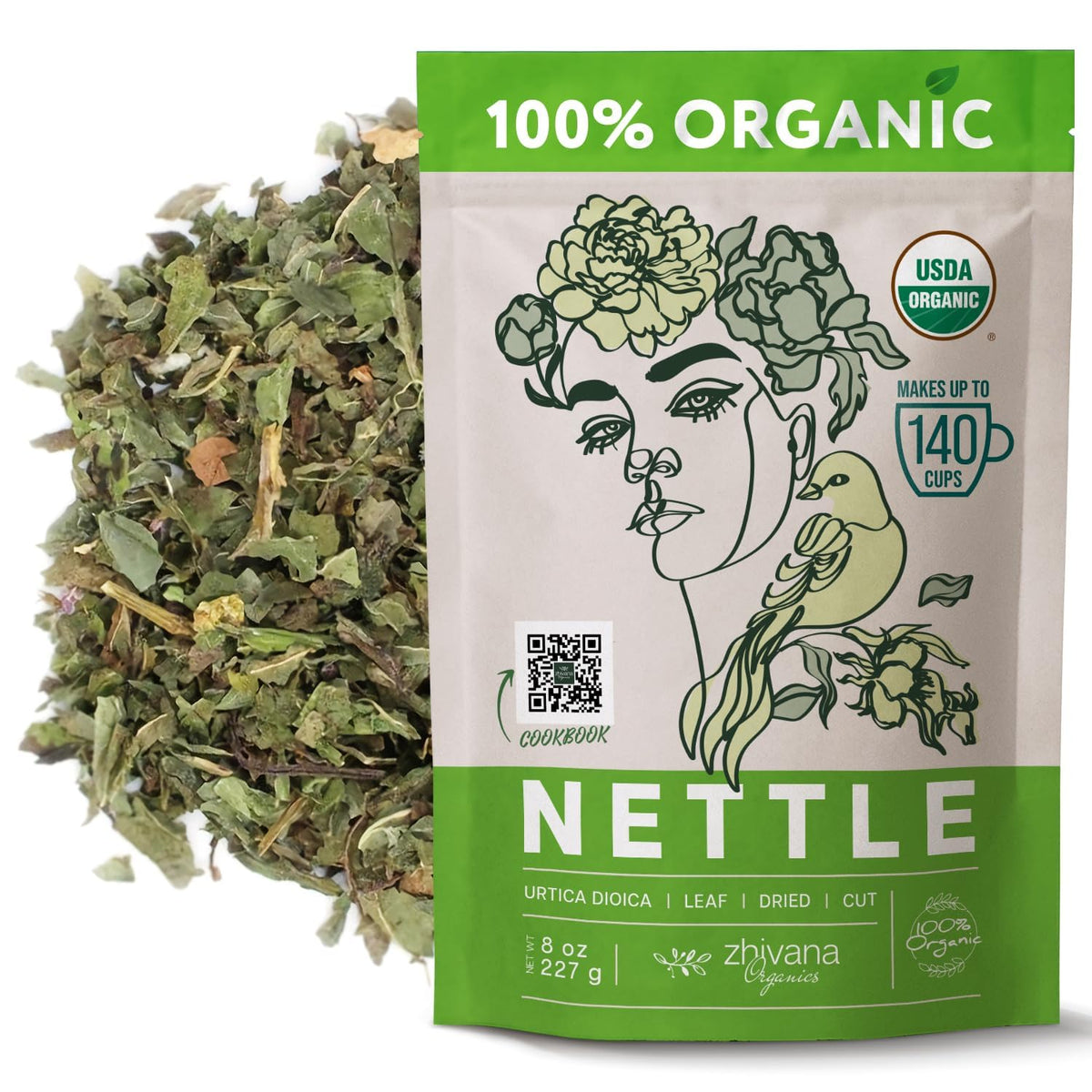 Stinging Nettle Tea Organic Loose Leaf (8oz.) - Ortiga Verde Organica