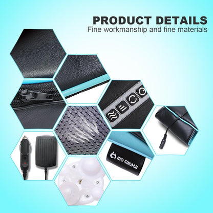 Mo Cuishle Women Men Gifts, Shiatsu Back Shoulder and Neck Massager with Heat, Electric Deep Tissue 4D Kneading Massage, Best Gifts for Mom Dad Wife Husband her Him, Christmas, Birthday (NOT Cordless)