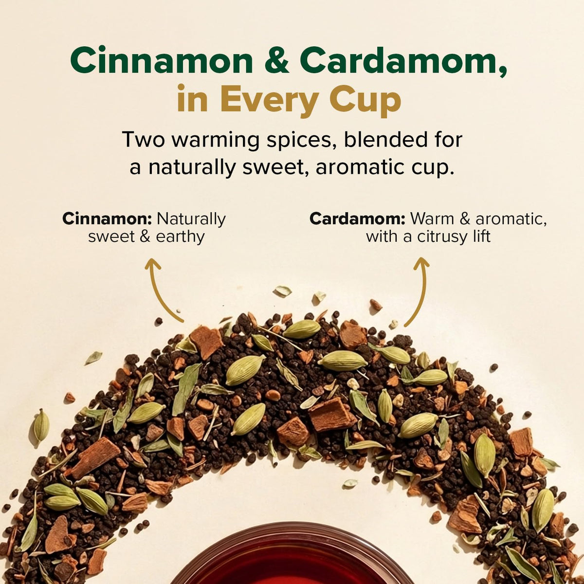 VAHDAM Cinnamon Masala Chai(3.53oz|50+ Cups) Quality Chai Tea Loose Leaf