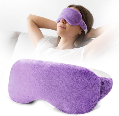 Heated Eye Mask for Dry Eyes, Steam Warm Compress for Stye Eye Treatment, Relieve, Hot Compress, Moist Heat Mask for Blepharitis (Steel Grey)