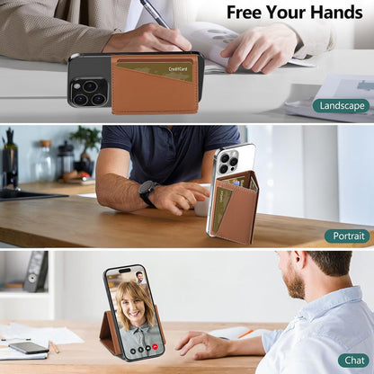for Magsafe Wallet Work with Apple Find My, Strongest Magnetic Phone Wallet