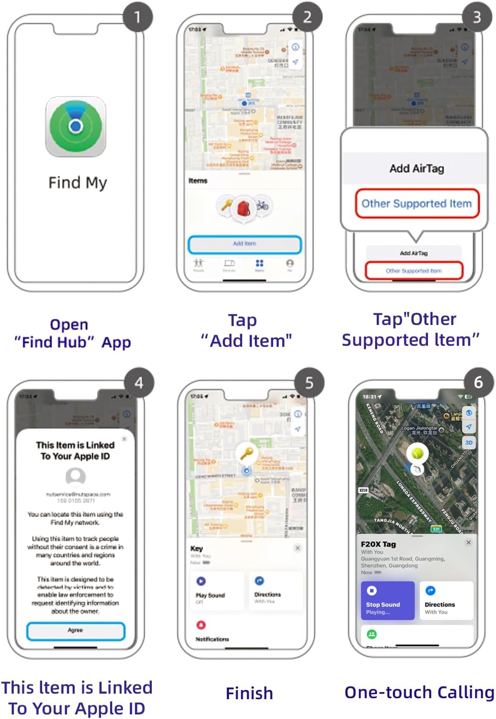 Apple MFI Tracking Card Rechargeable, Tracker for Find My(iOS Only)