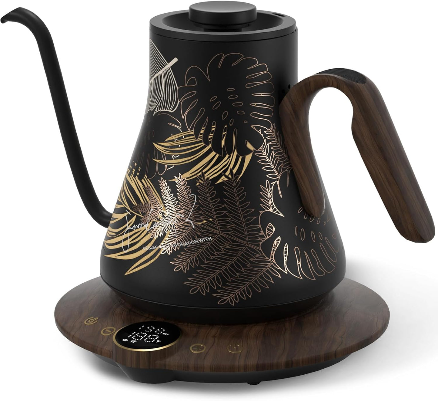 INTASTING Gooseneck Electric Kettle with ±1℉ Temperature Control 0.9 Liter