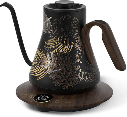 INTASTING Gooseneck Electric Kettle with ±1℉ Temperature Control 0.9 Liter