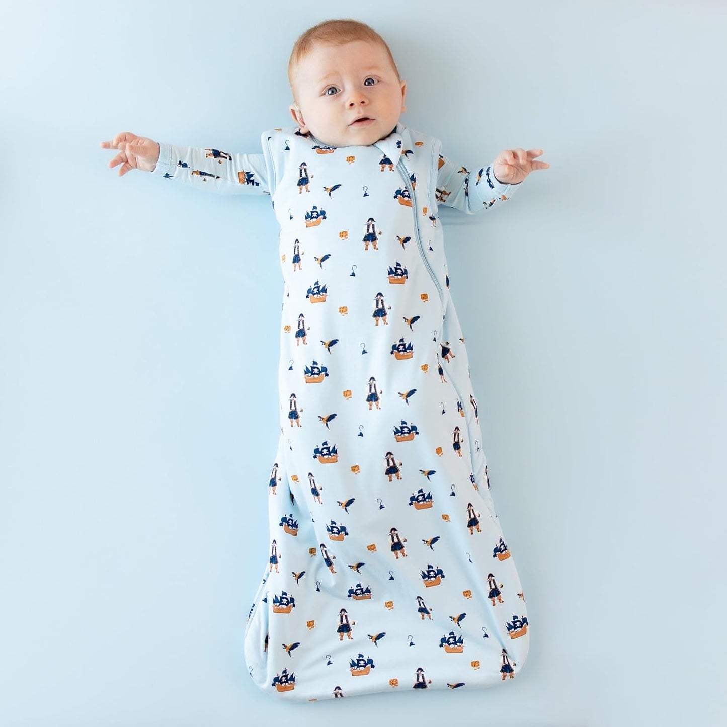 KYTE BABY Sleep Bag 1.0 TOG, Rayon Made From Bamboo Wearable Blanket, Dual Zipper For Infants And Toddlers Nursery Essentials