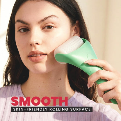 ROSELYNBOUTIQUE Gua Sha Facial Tools & Ice Roller for Face (Green) | Wrinkles Fine Lines Puffiness Massager Facial Self Care Gifts for Men Women