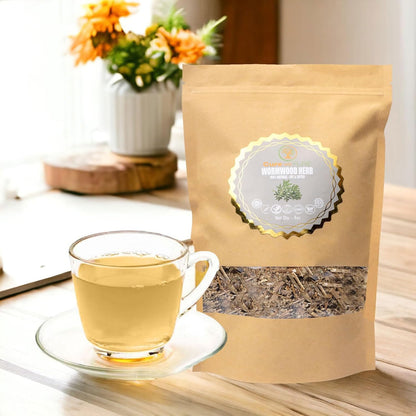 Cure wid Pure Organic Wormwood Herb Cut & Sifted 4oz - Artemisia Absinthium