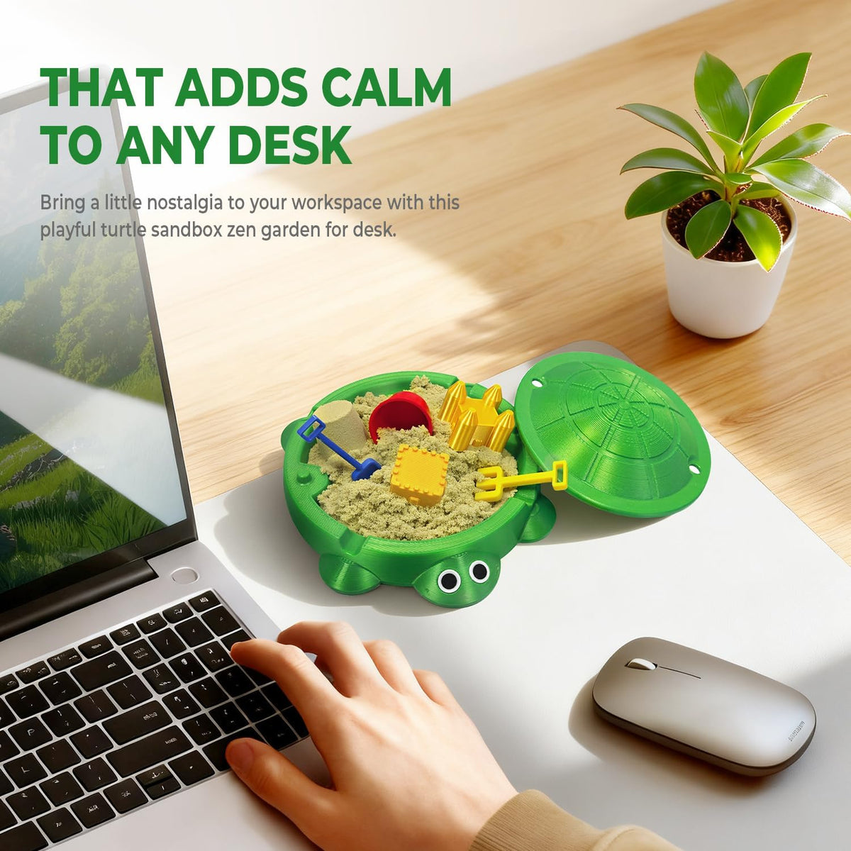 Dumpster Fire Zen Garden for Desk, Funny Coworkers Office Accessory Gifts