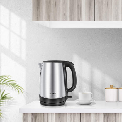 COMFEE' 1.7L Glass Tea Kettle and Kettle Water Boiler - Electric Kettle Temperature Control with 6 Presets, 2-Hr Keep Warm, Fast Heating, 304 Stainless Steel, Auto-Off and Boil-Dry Protection