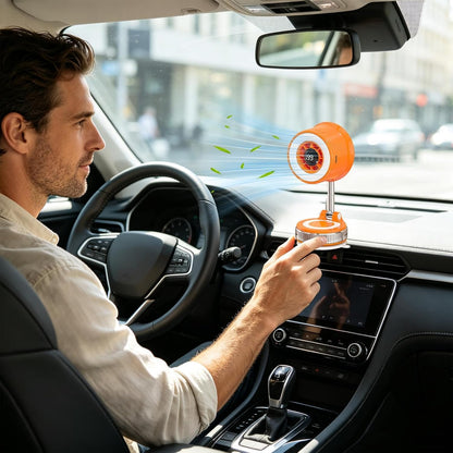 Portable Fan for Travel 199 Wind Speeds 360 Degree Adjustable Suction Cup