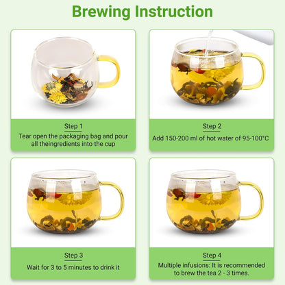Loose Leaf Tea Sampler, 5 Natural Assorted Tea Gift Set For Tea Lovers