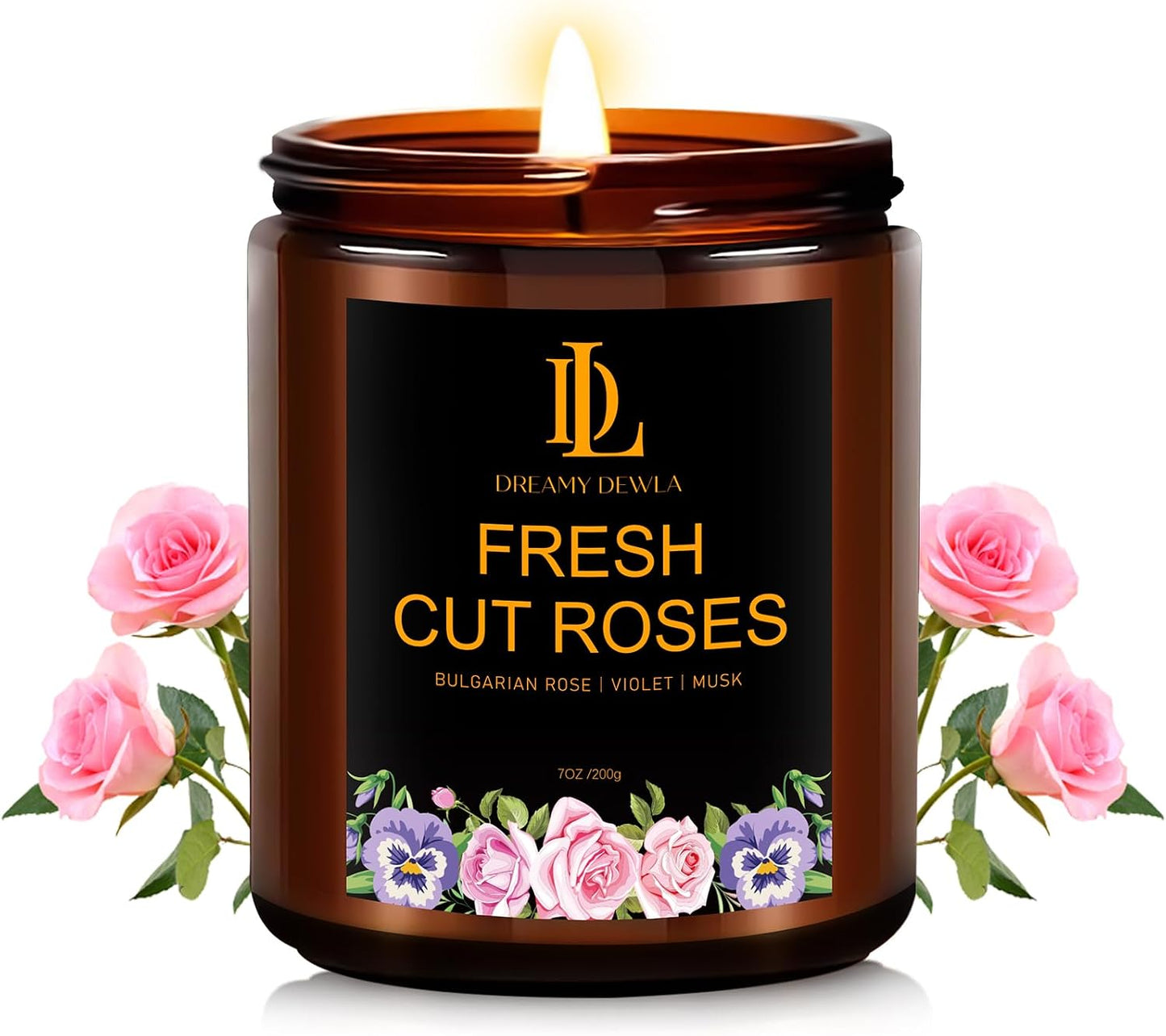 Scented Candles Set, 4 Pack Soy Candles for Home Scented, Candle Gifts for Women Men, 28oz 200 Hours Burn, Scents of Pineapple Cocktail/Coconut Vanilla/Pink Sands/Bahamian Breeze