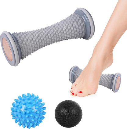 WOVTE Massage Lacrosse Ball for Sore Muscles, Shoulders, Neck, Back, Foot, Body, Deep Tissue, Trigger Point, Muscle Knots, Yoga and Myofascial Release (Blue)