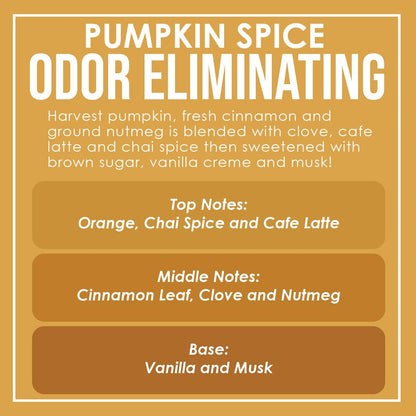Vanilla Bean Odor Eliminating Highly Fragranced Candle - Eliminates 95% of Pet, Smoke, Food, and Other Smells Quickly - Up to 80 Hour Burn time - 12 Ounce Premium Soy Blend - Colors A