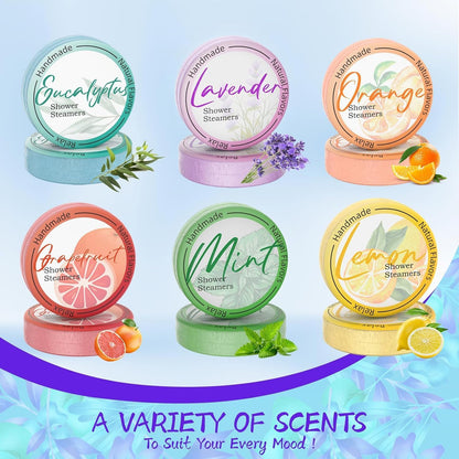 Shower Steamers Aromatherapy 8 Pack - Gifts for Women, Shower Bombs with Essential Oils, Self Care and Stress Relief Stocking Stuffers, Relaxation Birthday Gifts for Women and Men
