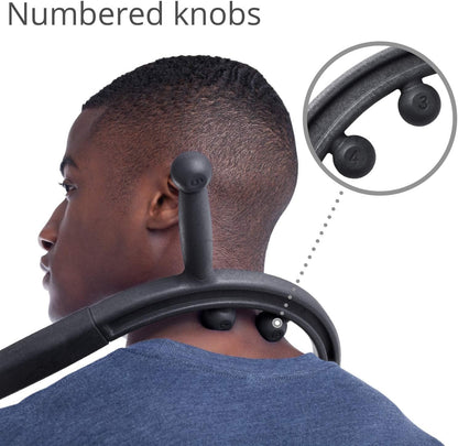 Body Back Buddy Classic Back Massager & Neck Massager for Pain Relief Black