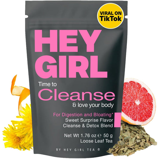 Detox Tea for Bloated Belly & Digestion | Loose Leaf Herbal Tea | Body and Colon Cleanse with Milk Thistle, Burdock Root, Senna Leaf | Digestive & Flat Tummy Tea | Natural Laxative