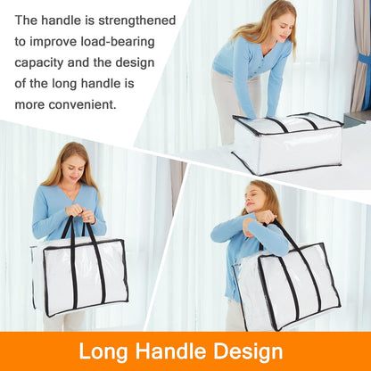 Vieshful Clear Storage Bags for Clothes Blanket Comforter & Bedding