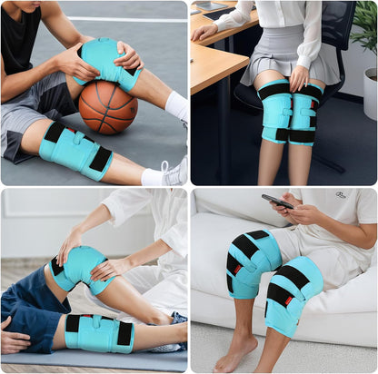 Comfytemp Large Knee Ice Pack Wrap Reusable Gel, FSA Eligible HSA, Knee Cold Compression Brace for Injuries, Pain Relief, Replacement Recovery, Arthritis, Surgery, Women Gift, Fathers Day Dad Men Gift