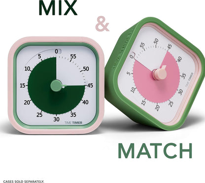 Time Timer MOD 60-Minute Visual Timer, Home Edition, Silent Operation, Study Tool for Homeschool and Office Use (Pale Shale)