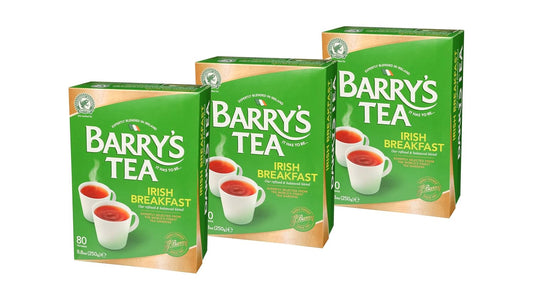 Barry's Tea 80ct Black Tea | Irish Breakfast | Imported Irish Tea | 3 Pack