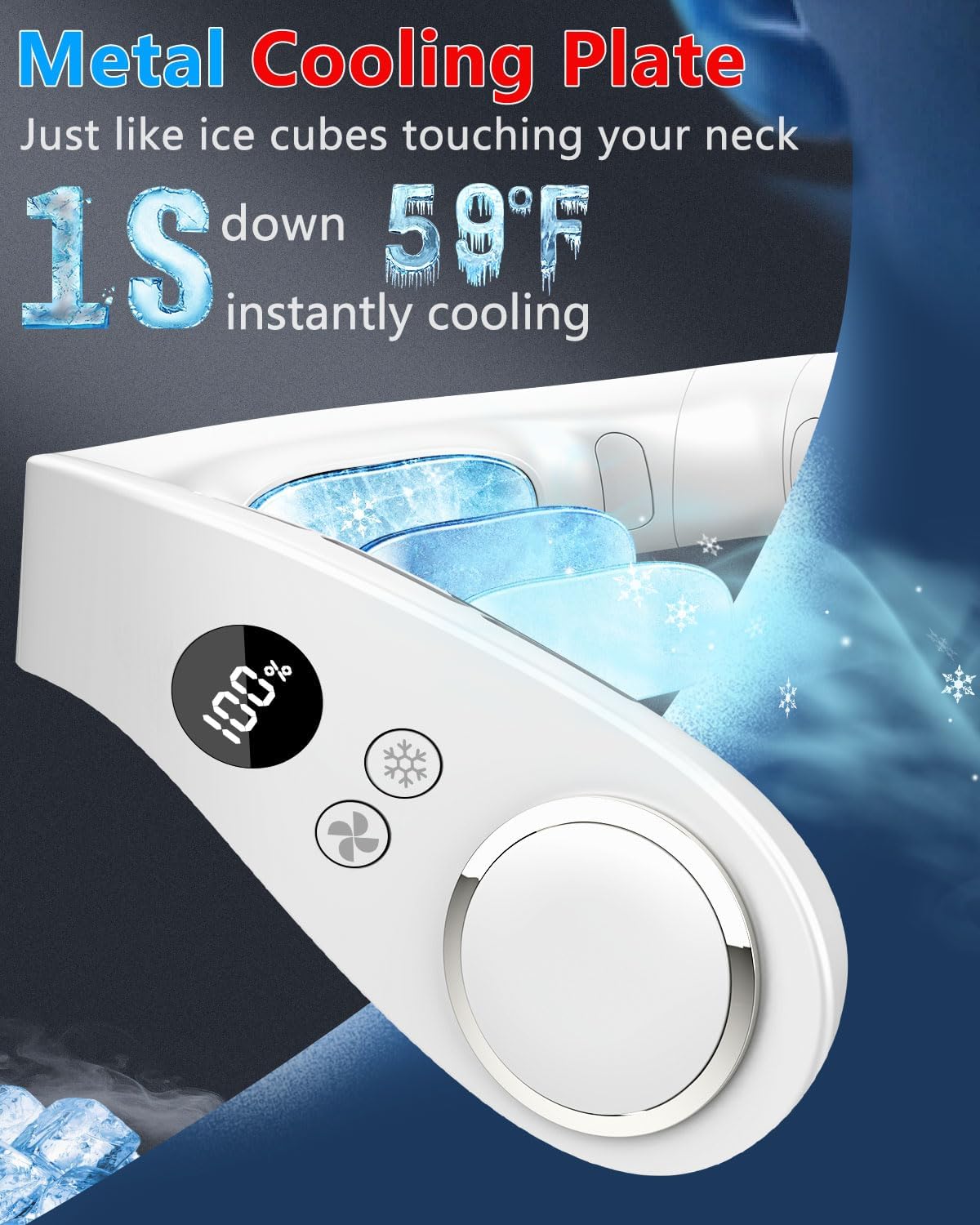 Portable Fan Clip on Pants-Personal Little Light Weight Waist Fan Coolclip Belt Hip Pocket Hard Hat,Wireless Wear Charging Battery Powered Quiet Undershirt Waist Band Coolclip Fans Adult Kid White