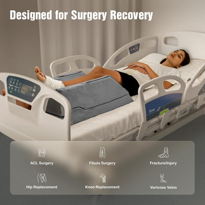 LightEase Memory Foam Leg Support and Elevation Pillow for After Surgery