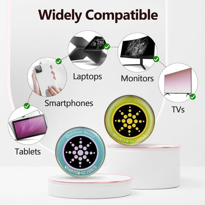 16 Pcs Cell Phone Protection Stickers Neutralizer Shield Blocker