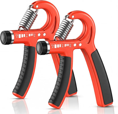 FitBeast Grip Strength Trainer 2 Pack – Adjustable Hand Grip Strengthener for Strength Training & Rehabilitation, 10-132 lbs Resistance Forearm Strengthener, Ideal for Athletes, Rehab, Office
