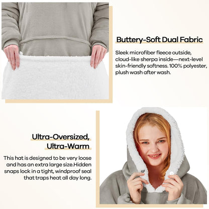 yescool Wearable Blanket Hoodie as Christmas Birthday Gifts for Women Mom - Colors A
