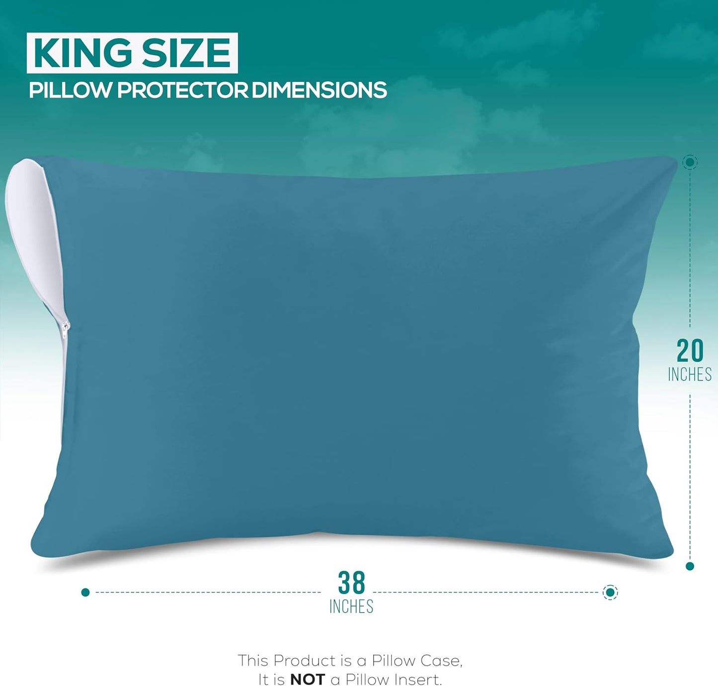 Utopia Bedding Premium 100% Waterproof Pillow Protectors with Zipper Standard Size (Set of 4), Bed Bug and Dust Mite Proof Zippered Pillow Covers, Pillow Encasement Cases, Gray