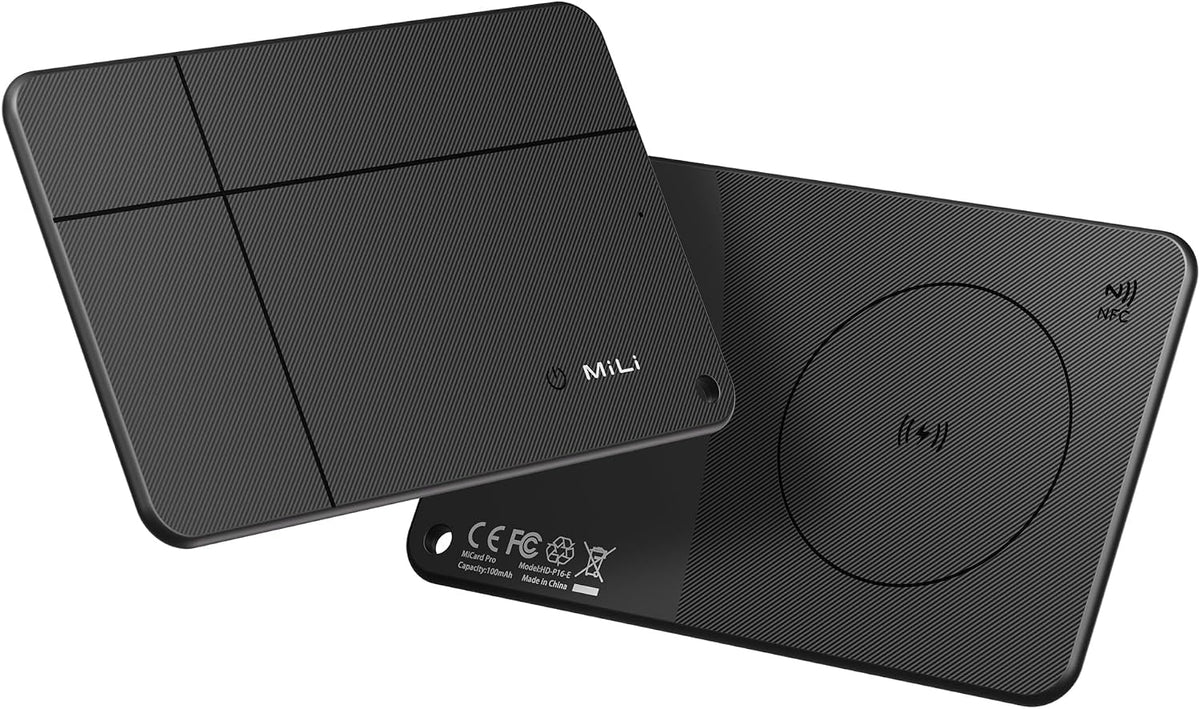 MiLi 2026 Wallet Tracker Card for Android, Certified by Google Find Hub