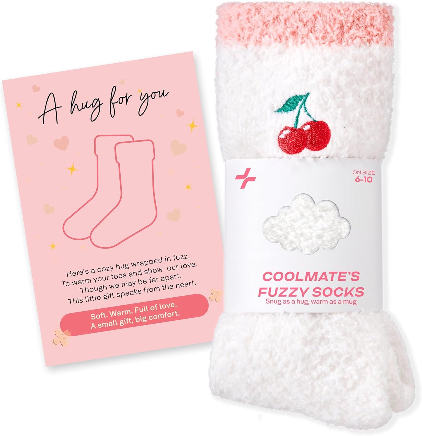 COOLMATE Fuzzy Socks for Women Gift Box – Cozy Soft Cloud Socks for Spa Home, Mother’s Day Gifts for Mom Grandma