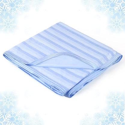 Ailemei Direct Cooling Throw Blanket for Hot Sleepers,Double Sided Cold Effect, Lightweight Breathable Summer Bed Blanket for Couch, Transfer Heat to Keep Body Cool Night Sweats,50"x70"