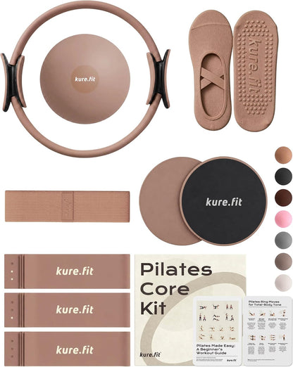 Pilates Kit | Pilates Equipment Set for Home Workouts | Accessories & Guide