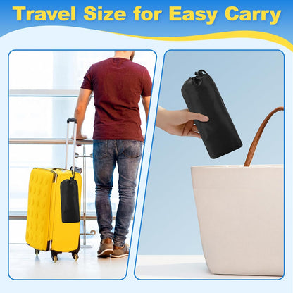 Airplane Foot Hammock for Plane Travel 2 Pack