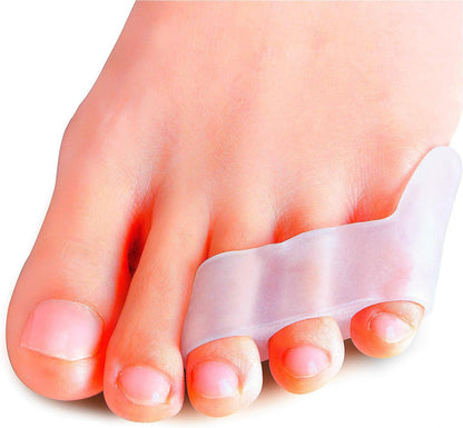 Povihome 10 Pack Pinky Toe Separator and Protectors for Overlapping Toe, Curled Pinky Toes - Spacers for Morton's Neuroma Pain Relief