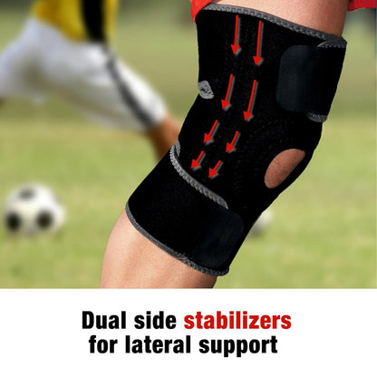ACE Brand Adjustable Knee Brace with Side Stabilizers Provides Support & Compression to Arthritic and Painful Knee Joints
