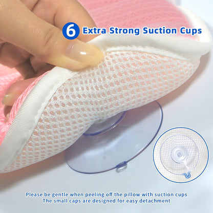 Bath Pillow, Bath Pillows for Tub Neck and Back Support