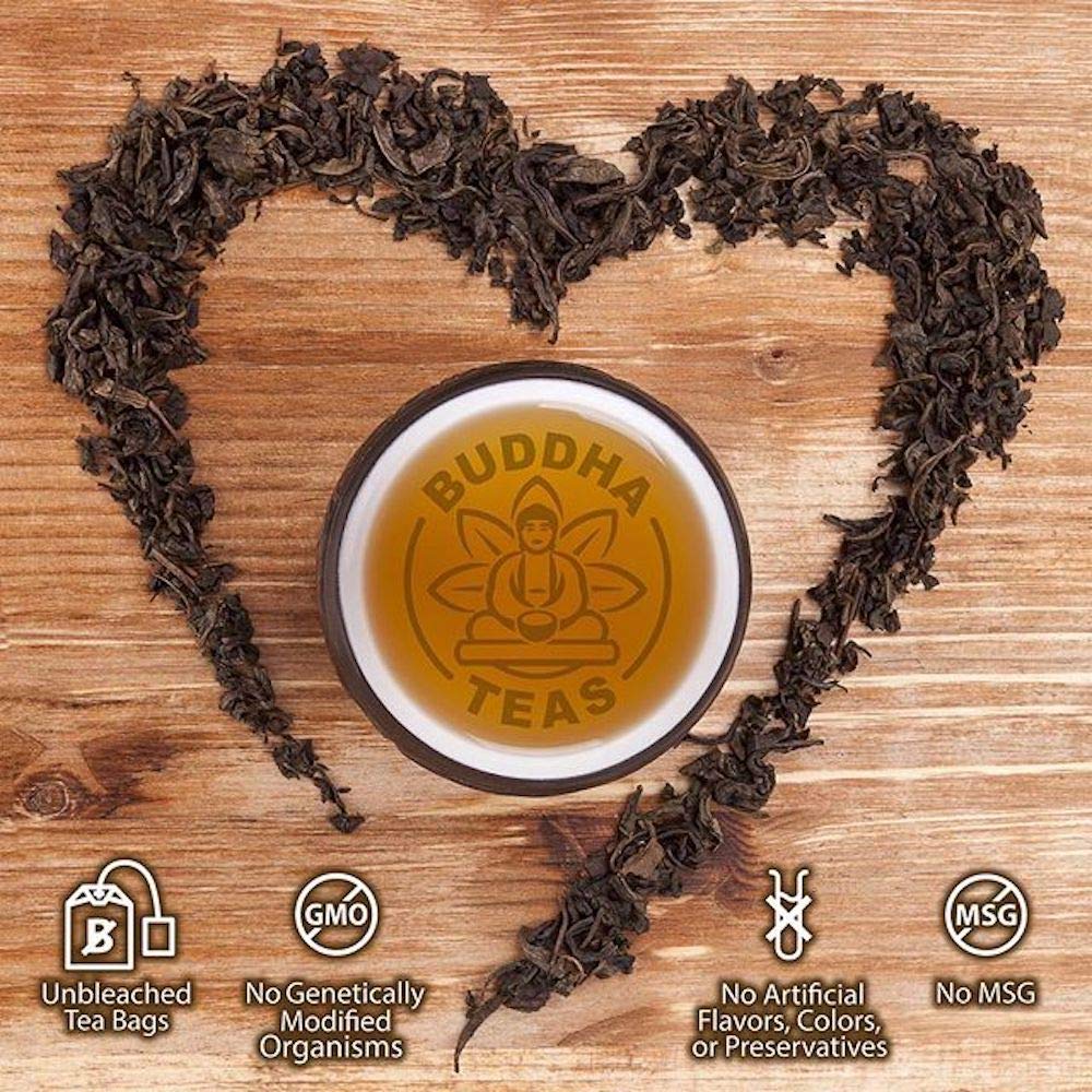 Buddha Teas Zenergy Blend - OU Kosher, USDA Organic, 18 Bleach-Free Tea Bags