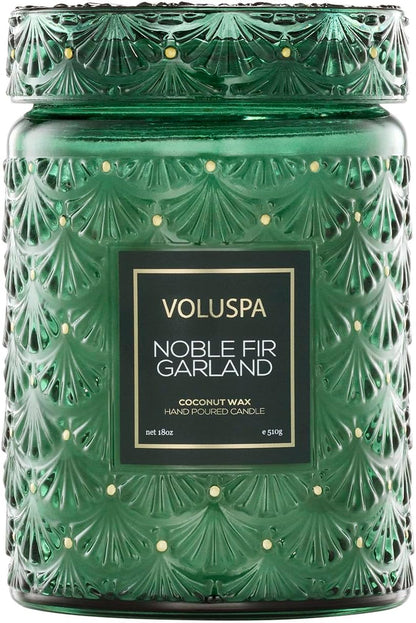 Voluspa Baltic Amber Candle, 18 oz, Coconut Wax Blend, Scented Candles for Home, 100 Hour Burn Time, Candle Jar