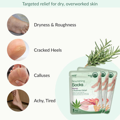 Epielle Foot Peel Mask | 2 Pairs | For Cracked Heels, Dead Skin & Calluses | Smooth & Repair Rough, Dry Skin | Beauty Gift, Spa Day, Gift Set | Korean Skincare