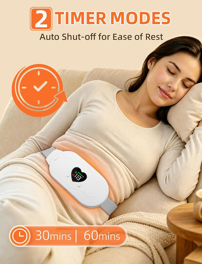 Glyduny Portable Heart Heating Pads, Electric Cordless Heat Pad