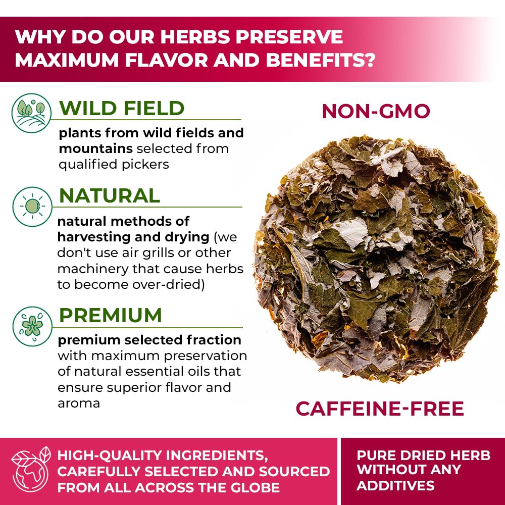 4 oz. Raspberry Leaf Tea Rasberry Leaf Herbs (Rubus Idaeus Folium) - 113g Rasberry Leave Tea Hojas De Frambuesa