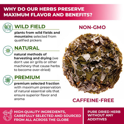 4 oz. Raspberry Leaf Tea Rasberry Leaf Herbs (Rubus Idaeus Folium) - 113g Rasberry Leave Tea Hojas De Frambuesa