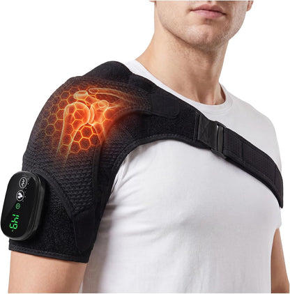 Shoulder Massager Heating Pad for Pain Relief Deep Tissue & Rotator Cuff
