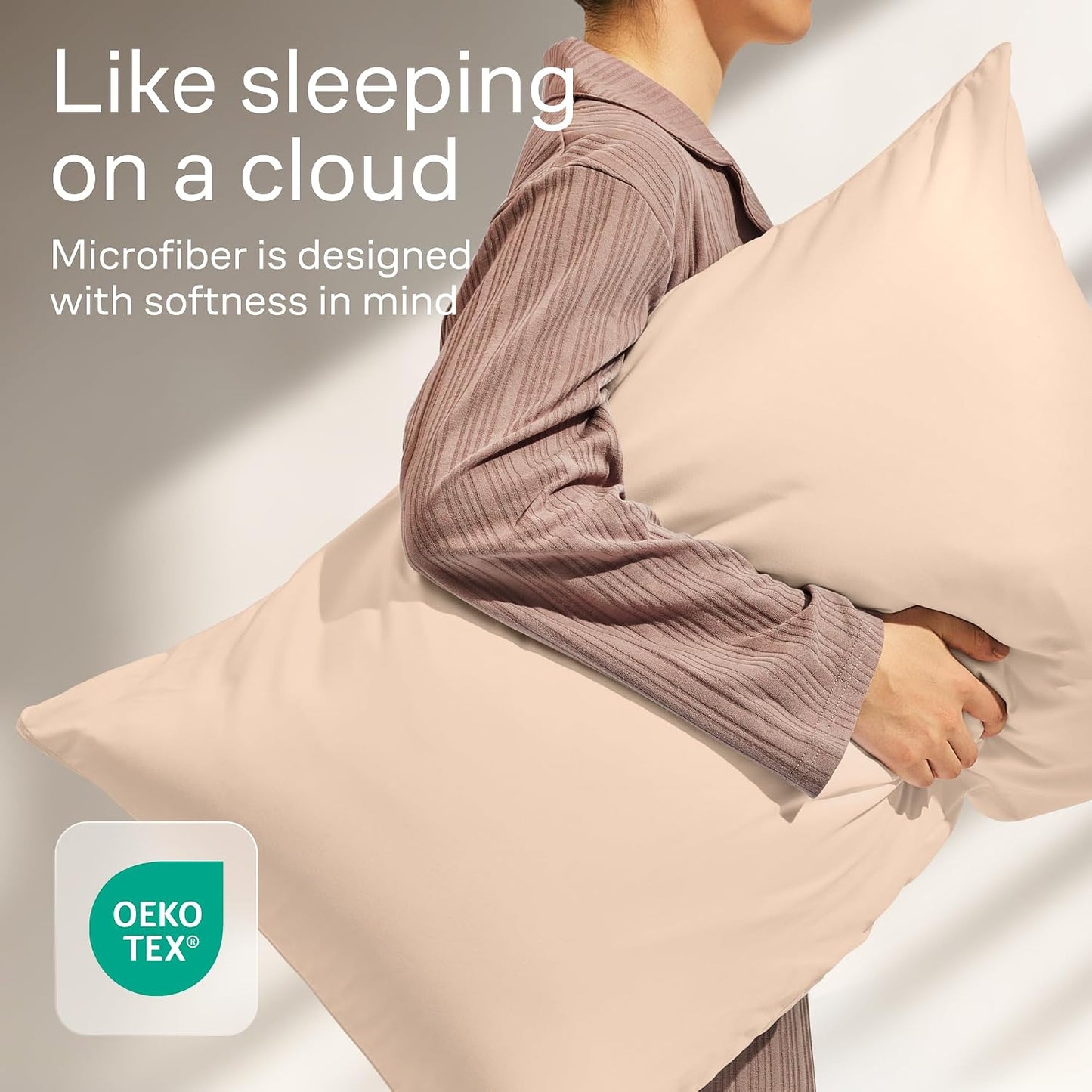 Ultra Soft Pillow Protectors with Zipper Standard Size - Set of 8 Breathable Pillow Covers - 100% Protection Against Stains, Dust & Dirt - Machine Washable (White)