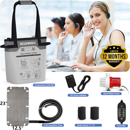 Ice Machine for Shoulder After Surgery, Programmable & Portable