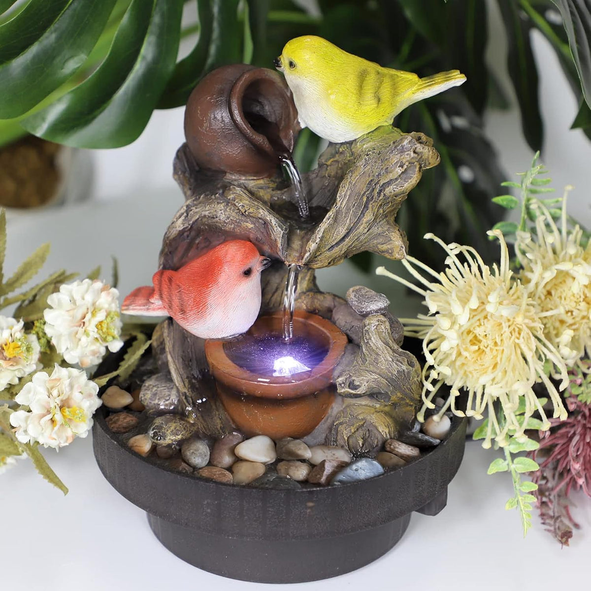 Ferrisland Resin LED Indoor Water Fountains